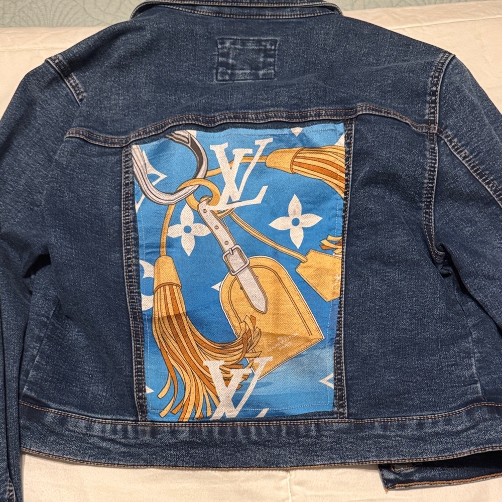 Wax Jean Women's Dark Blue Denim Jacket